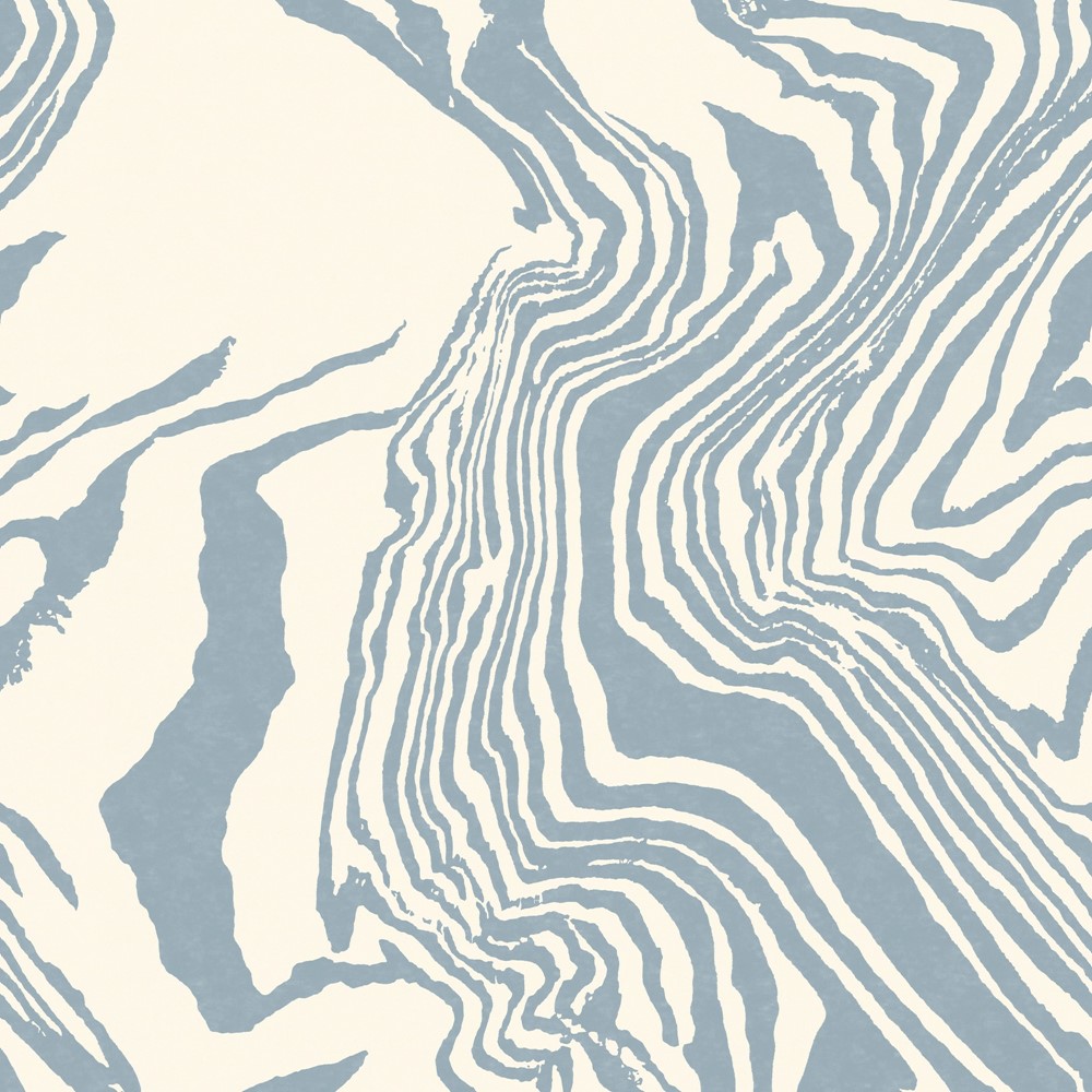 Marble Wallpaper Panel 113186 by Harlequin x Henry Holland in Atlantic Blue